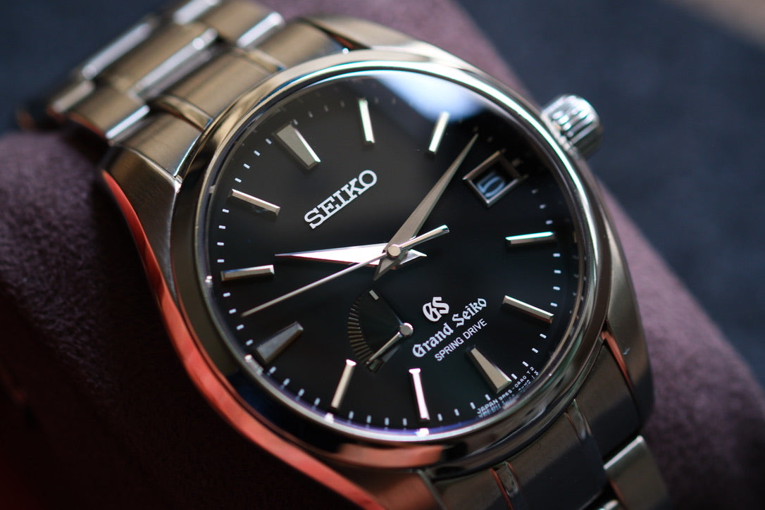 Grand Seiko SBGA003 Spring Drive 9R65-00AA0 Black Dial Excellent Condition