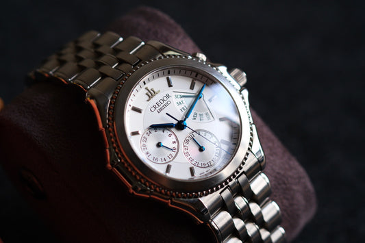 Credor Pacifique GCBG997 Retrograde 4S77-0A20 Full Paper Full Serviced Excellent Condition