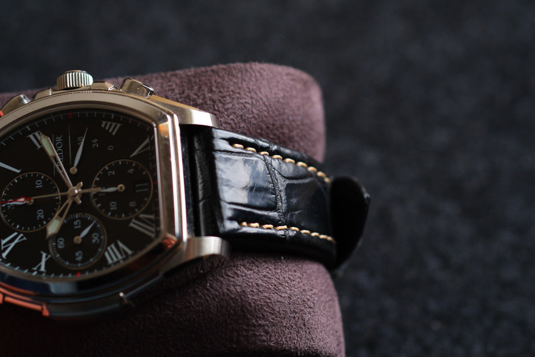 Credor Pacifique Tonneau GCBK991 6s77-00A0 Chrnograph Good Condition