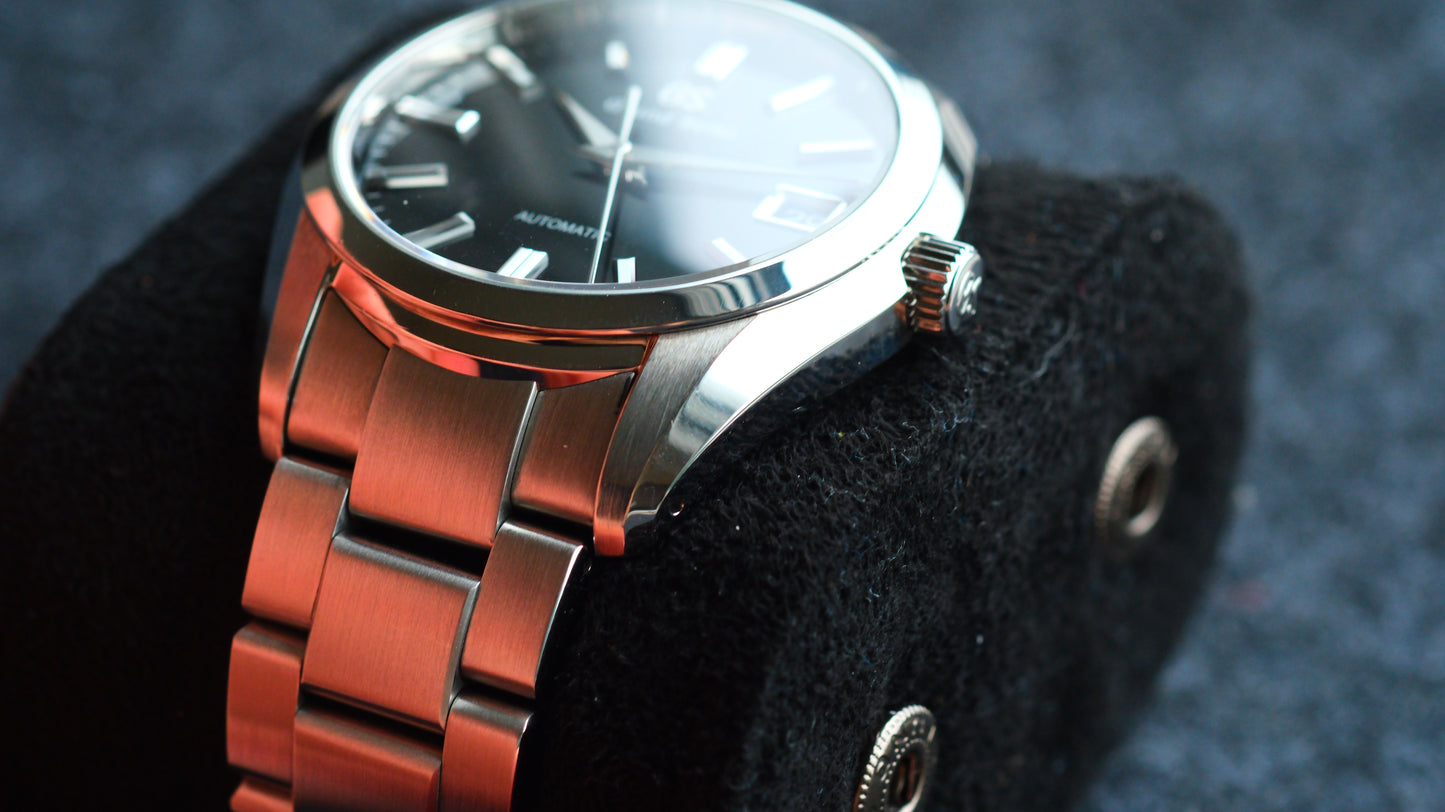 Grand Seiko SBGR309 9S68-00B0 Heritage new GS Logo Version Black Dial Good Condition