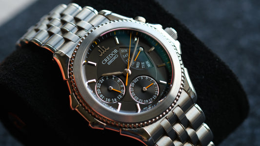 Credor Pacifique GZBG999 4s77-0A20 38mm Full Box Excellent Condition Like New