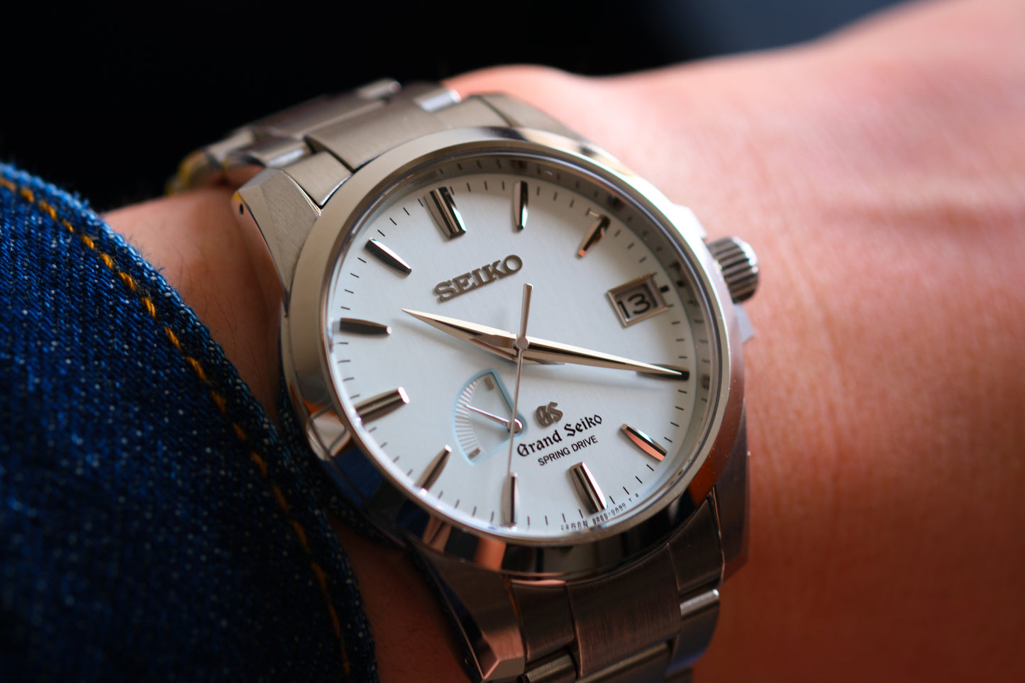 Grand Seiko SBGA015 9R65-0AG0 Spring Drive Ice Blue Dial |Excellent Condition| Full Serviced|