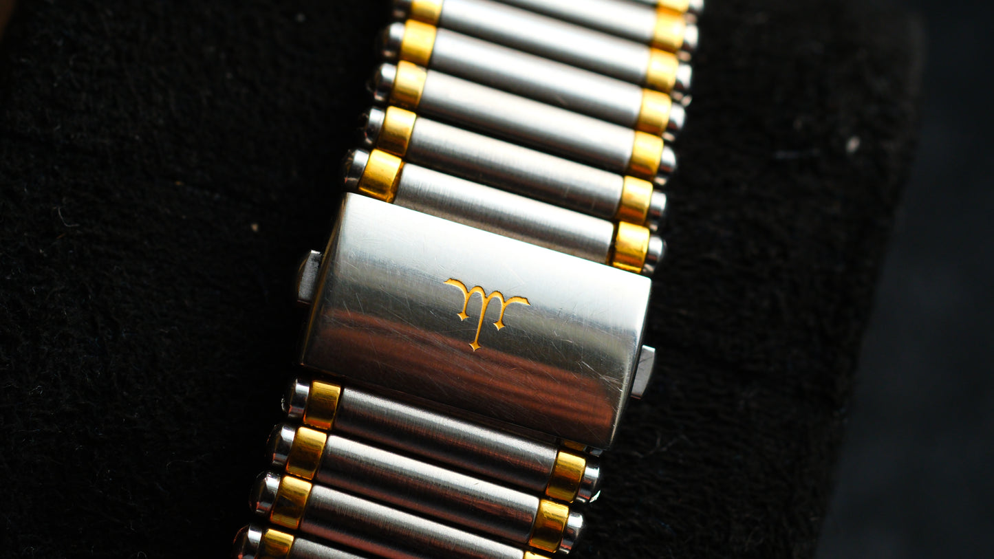 Credor Hattori 5A74-0290 18K Gold Diamond Bezel Beautiful Dial