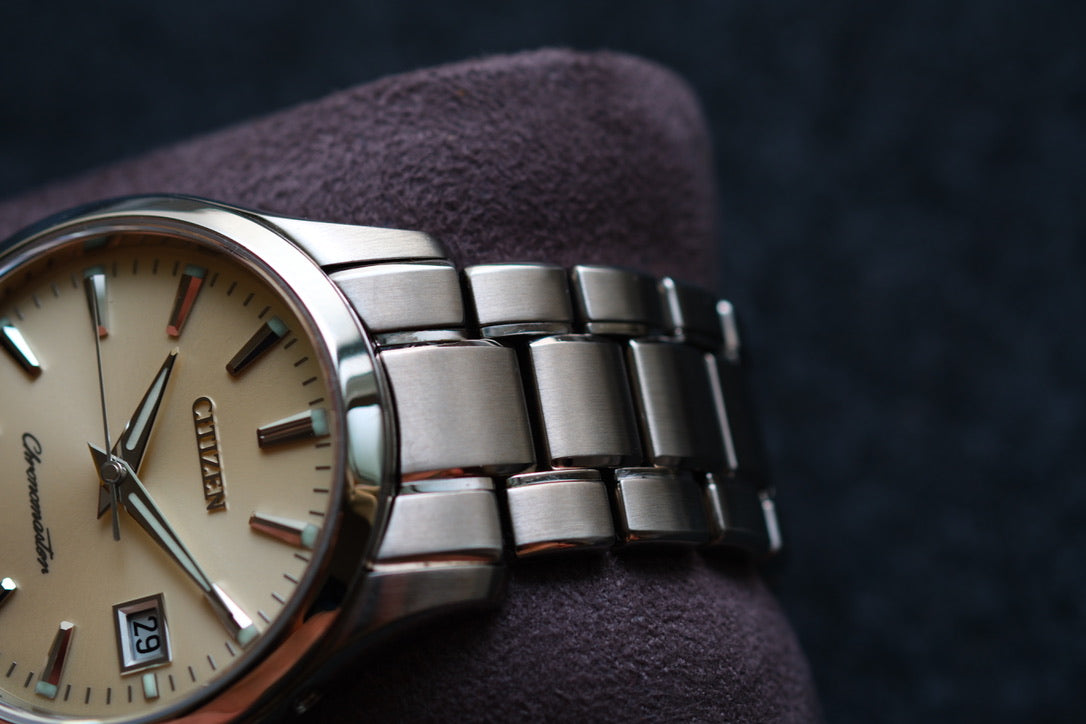 Citizen Chronomaster The Citizen A660-T006884 HAQ Champange Dial Full Box Paper Excellent Condition Serviced