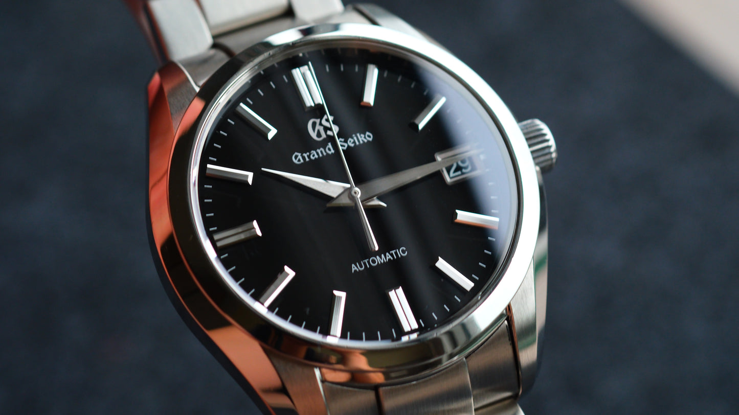 Grand Seiko SBGR309 9S68-00B0 Heritage new GS Logo Version Black Dial Good Condition