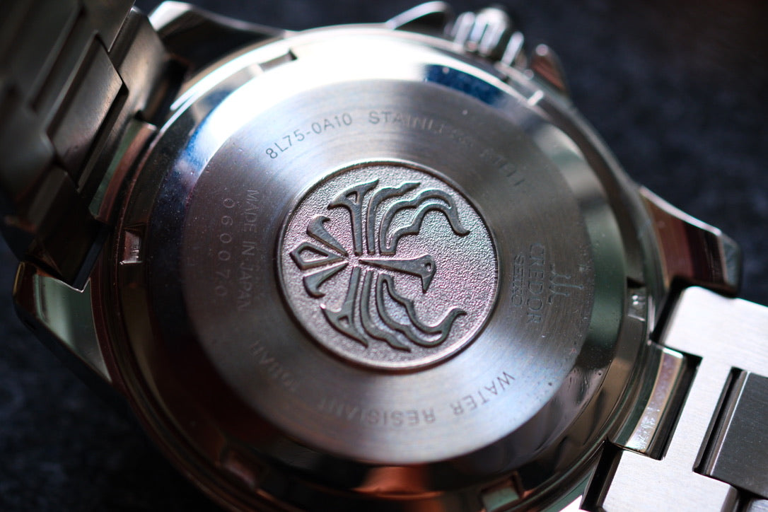 Credor GCBR997 8L75-0A10 Phoenix Black Dial Excellent Condition Manual User Full Serviced