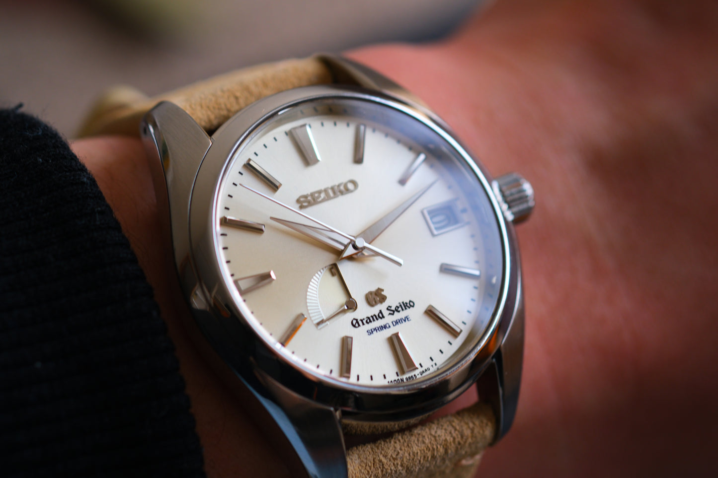 Grand Seiko SBGA001 9R65-00A0 Spring Drive Champagne Dial  | Excellent Condition