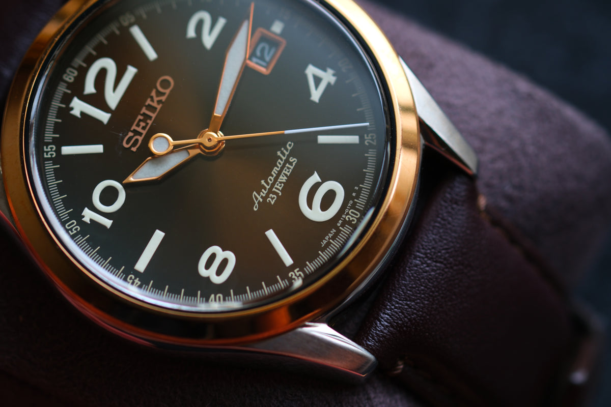 Seiko SARG012 6R15-02R0 Mechanical Explorer JDM Coffee Chocolate Dial Great Condition