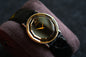 Credor 2F70-0291 SS/18KT Polygonal crystal design Beautiful Design Black Dial