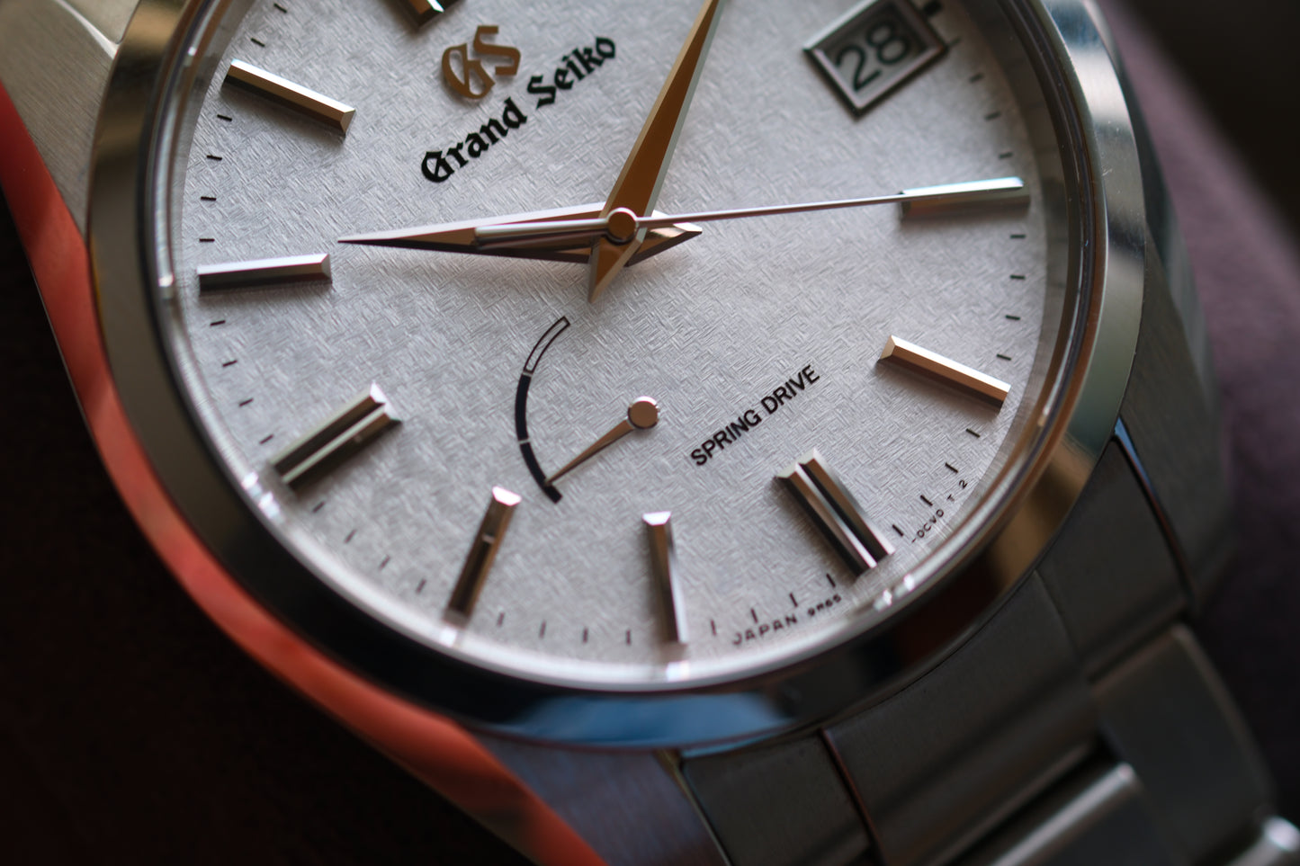 Grand Seiko SBGA465 9R65-0DY0 Spring Drive Early Morning Frost Dial Heritage Collection Full Paper Date 2024 Great Condition