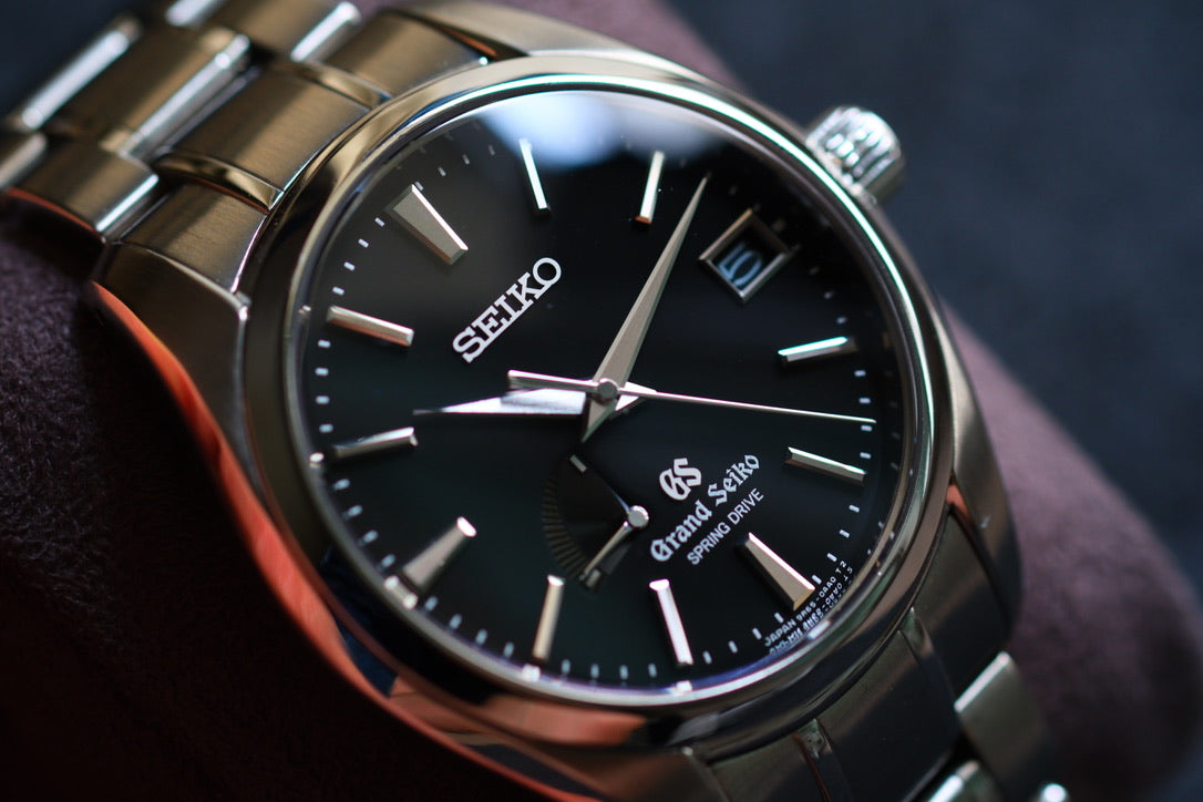 Grand Seiko SBGA003 Spring Drive 9R65-00AA0 Black Dial Excellent Condition