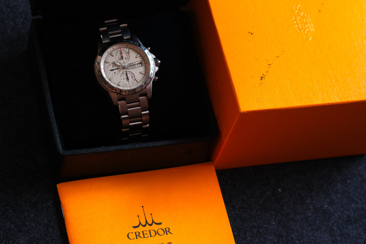 Credor Phoenix GCBP999 Chrnograph  6S78-0A20 Full Titanium Full Serviced Excellent Condition