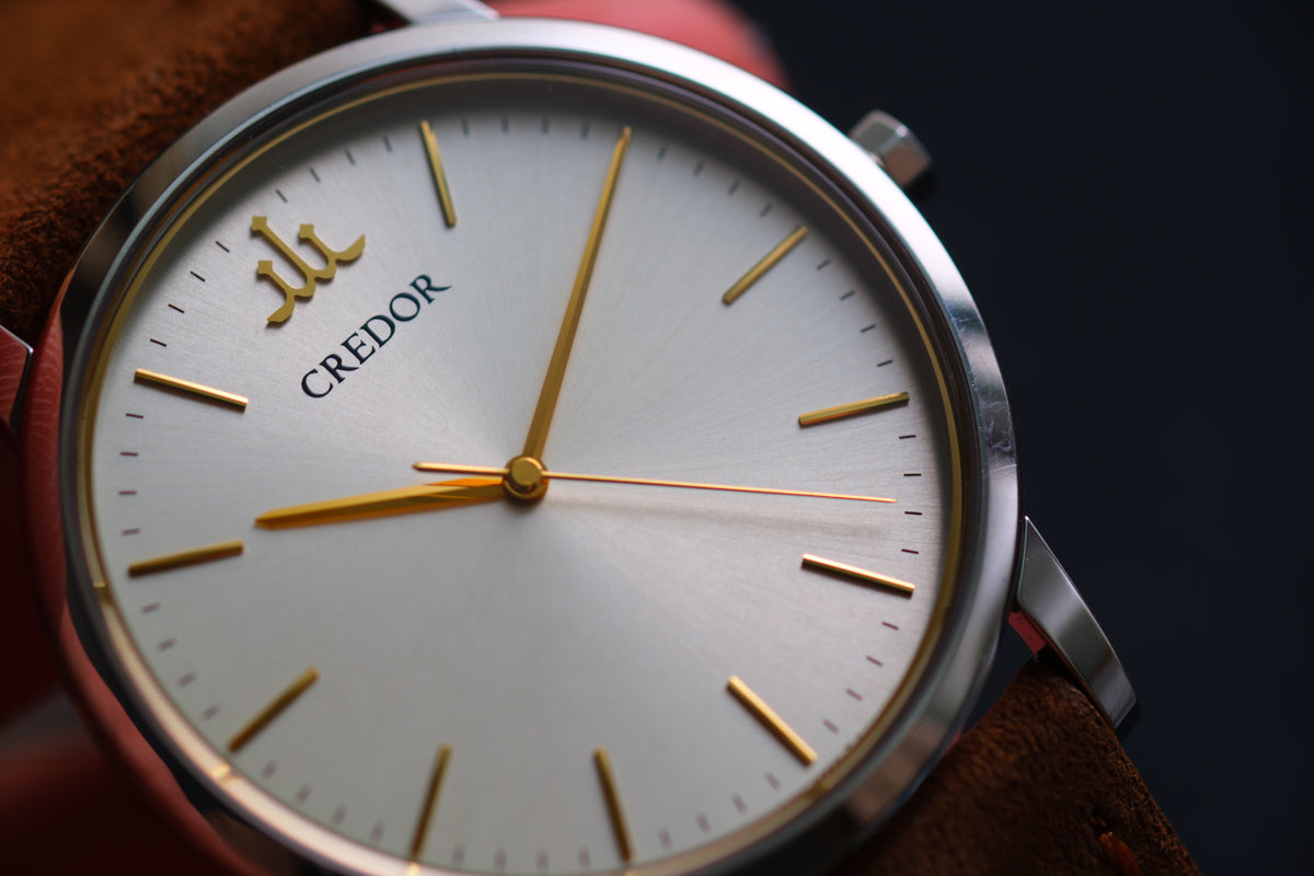 Credor Signo GCAR047 8J81-0AJ0 Dress Watch 36mm 6mm Thin Full Paper Excellent Condition