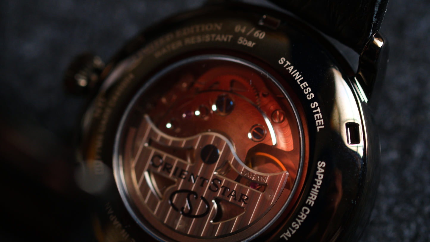 Orient Star  M45 F7 RK-AY0122N Moonphase  Black Dial Limited 60