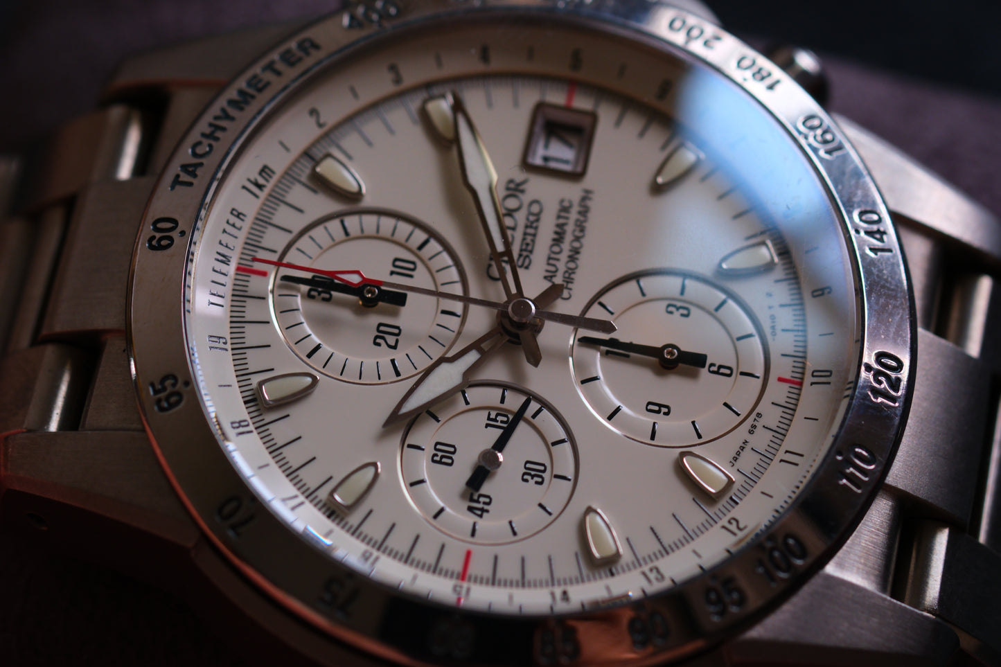 Credor Phoenix GCBP999 Chrnograph  6S78-0A20 Full Titanium Full Serviced Excellent Condition