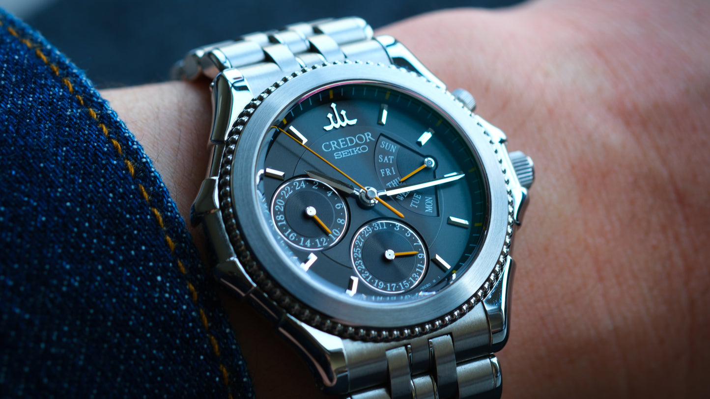 Credor Pacifique GZBG999 4s77-0A20 38mm Full Box Excellent Condition Like New