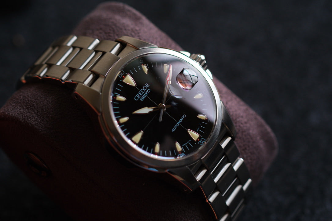 Credor GCBR997 8L75-0A10 Phoenix Black Dial Excellent Condition Manual User Full Serviced