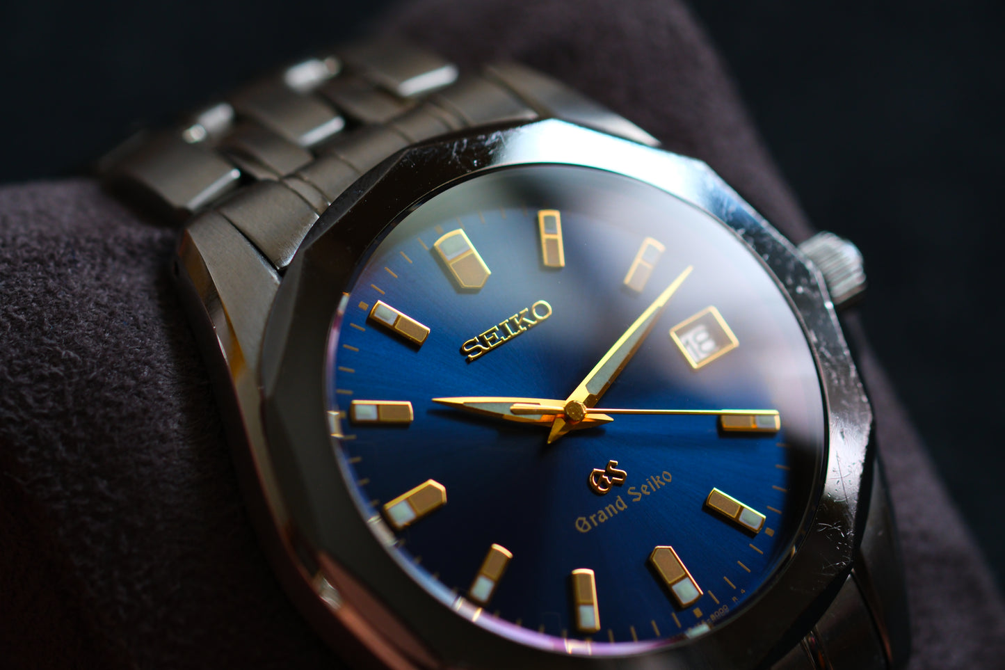 Grand Seiko Quart 8J56-8000 Blue Dial