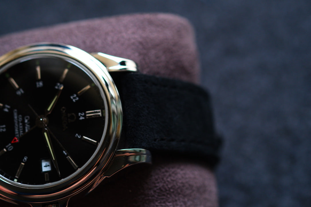 Omega Deville Co-Axial GMT 4833.51.31 ChronoMetter Good Condition Serviced