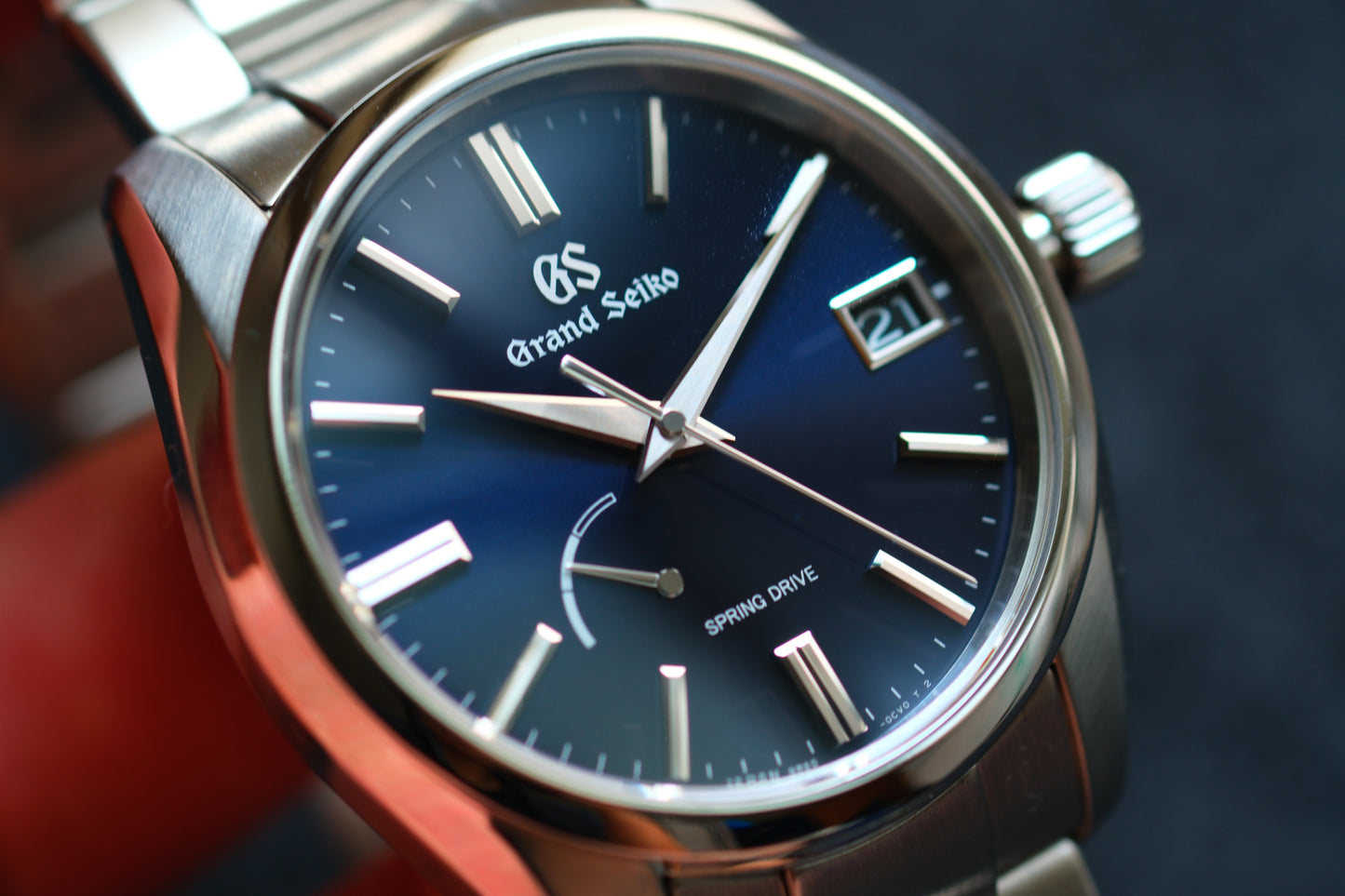 Grand Seiko SBGA439 Heritage 9R65 Spring Drive Midnight Blue Excellent Condition