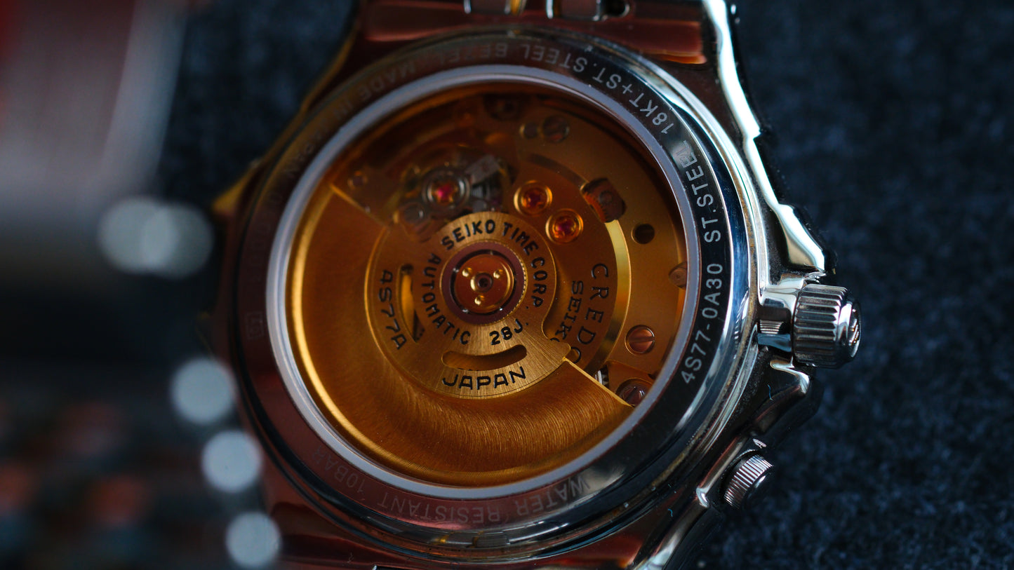 Credor Pacifique GCBG996 Automatic 4s77-0A30 Retrograde 18K