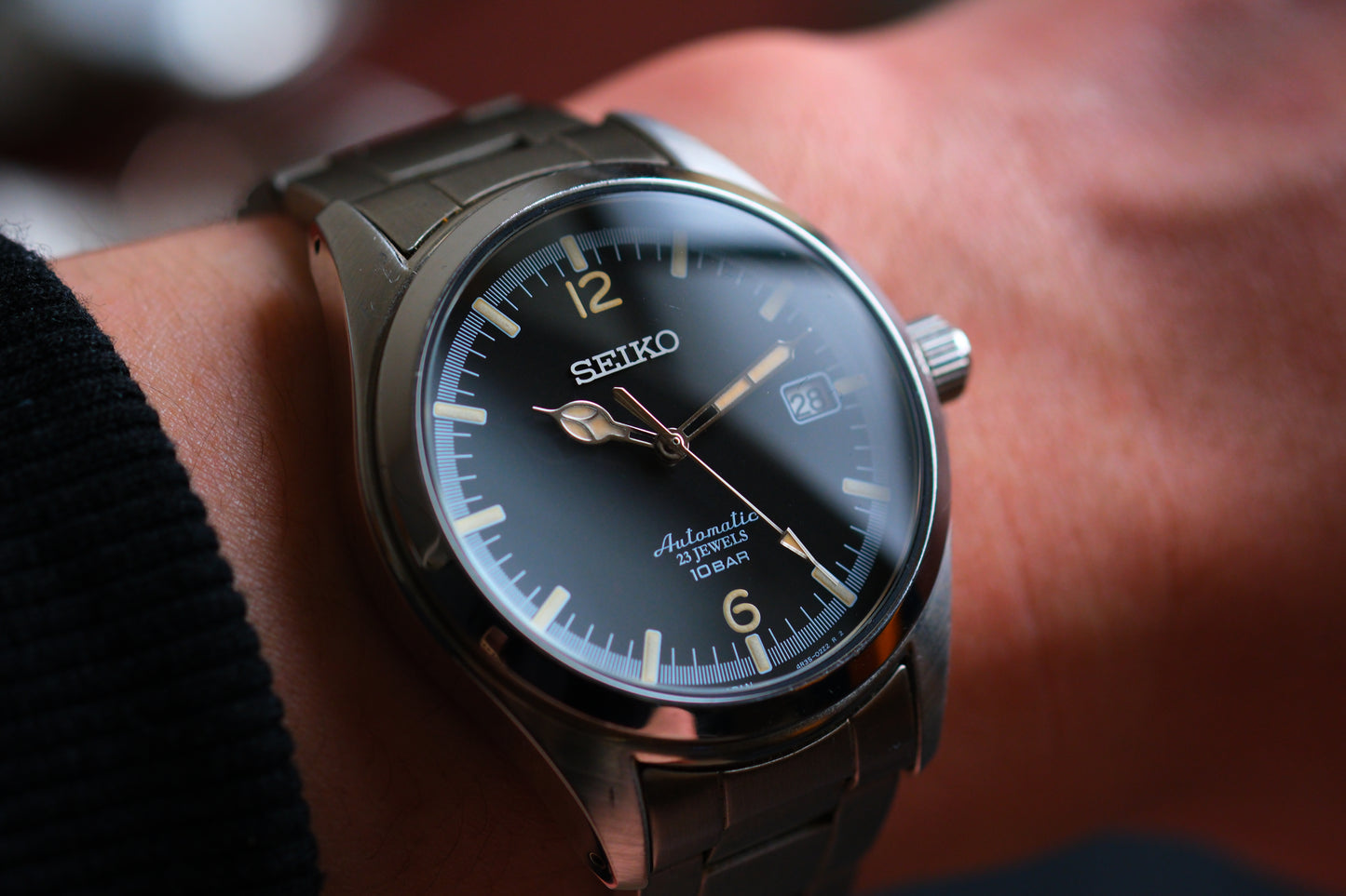 Seiko Tictac SZSB006 Full box Grey Dial Good Condition