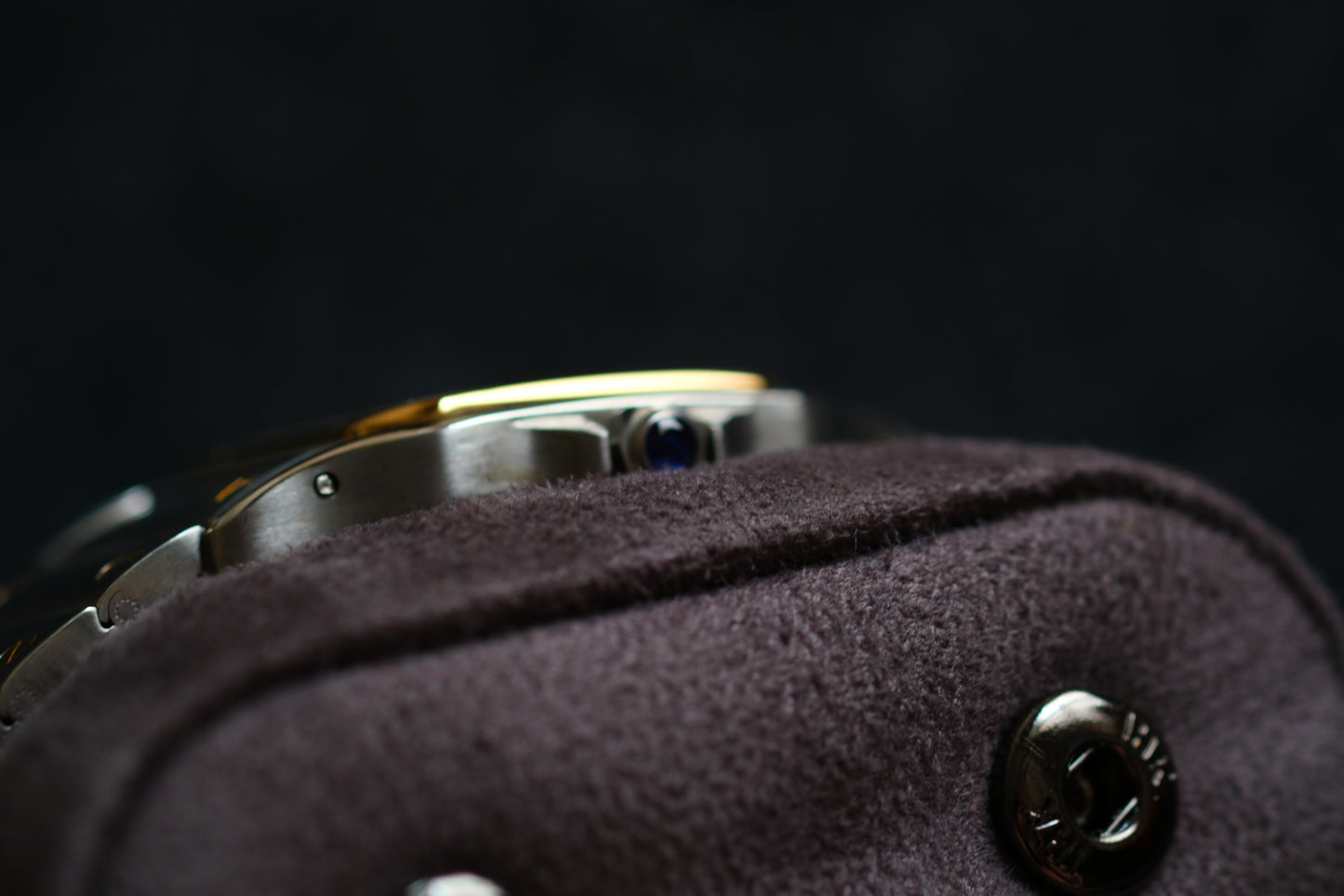 Cartier Santos De Cartier Galbee Ivory Roman Dial Ref.187901 LM 29x41mm Full Box Paper Excellent Condition
