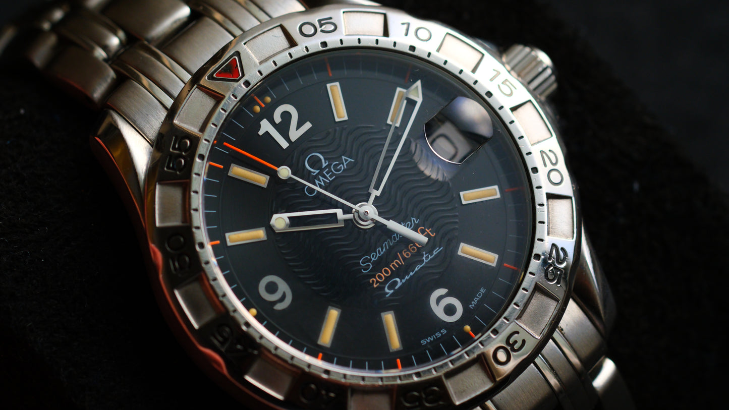 Omega Autoquart Seamaster 200m/666ft 2514.50 Omegamatic Limited Edition #1434/ 1997