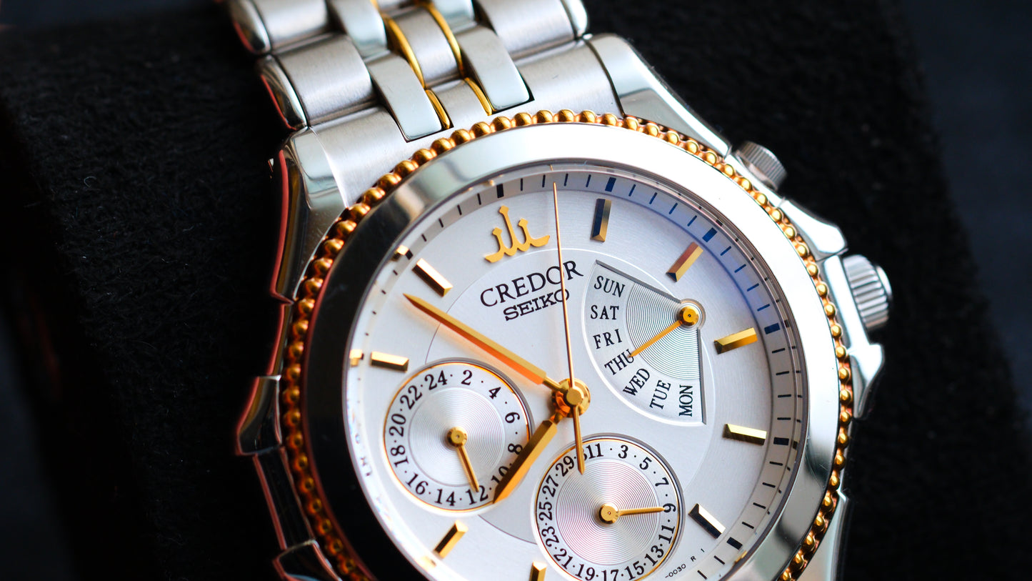 Credor Pacifique GCBG996 Automatic 4s77-0A30 Retrograde 18K