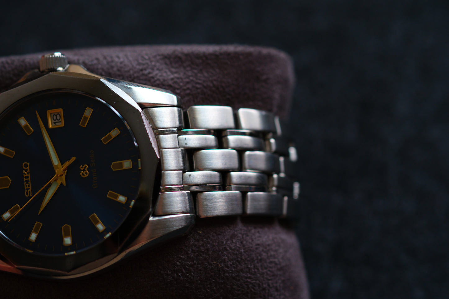 Grand Seiko Quart 8J56-8000 Blue Dial