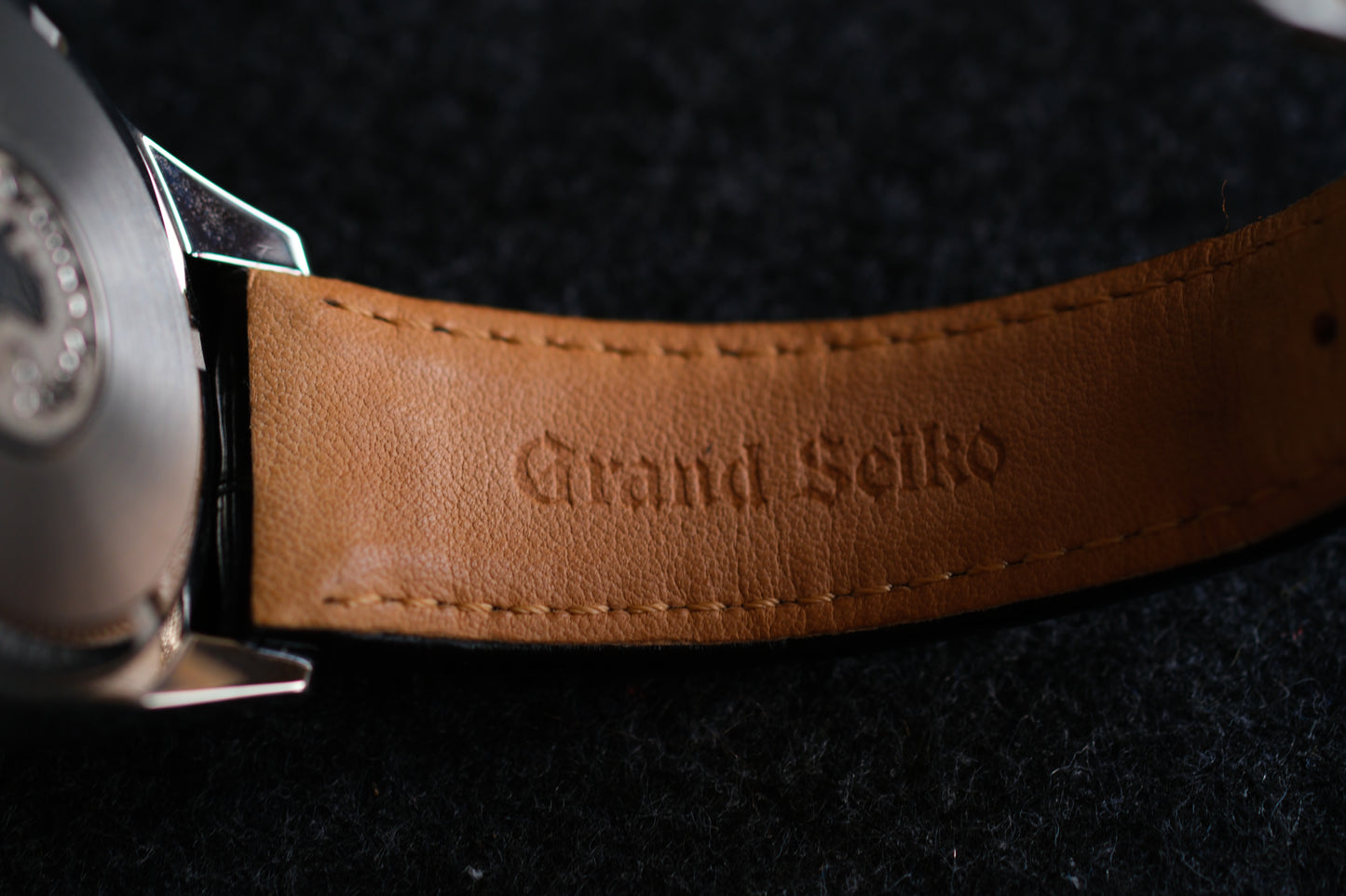 Grand Seiko SBGX295 9F62-0AB0 Discontinued JDM Dark Gray Markers and Hands Excellent Condition Full Box Limited Card