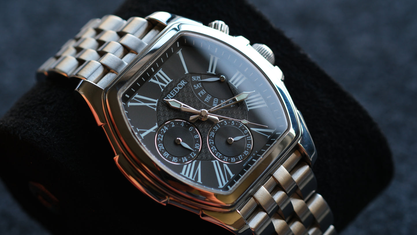 Credor Pacifique GCBG973 Retrograde 4s77-00B0 Excellent Condition Full Box Paper