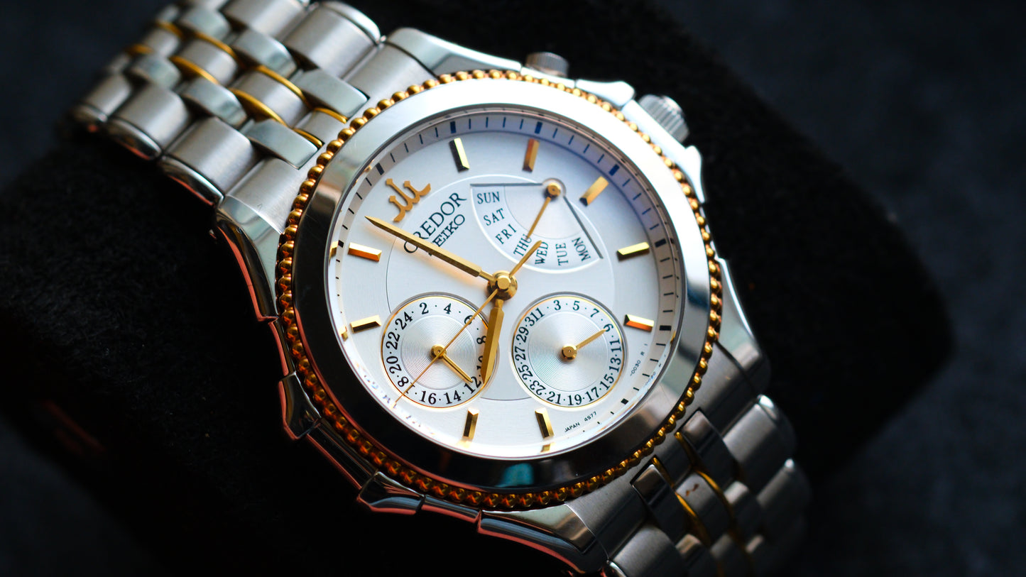 Credor Pacifique GCBG996 Automatic 4s77-0A30 Retrograde 18K