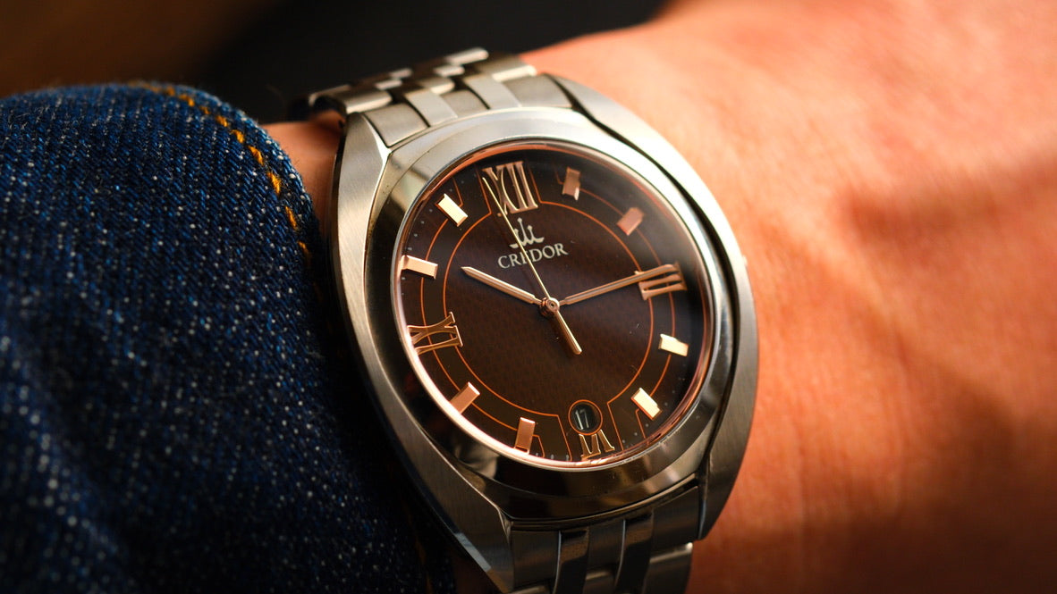 Credor Signo 8J86-0AB0 Quart Beautiful Brown Dial