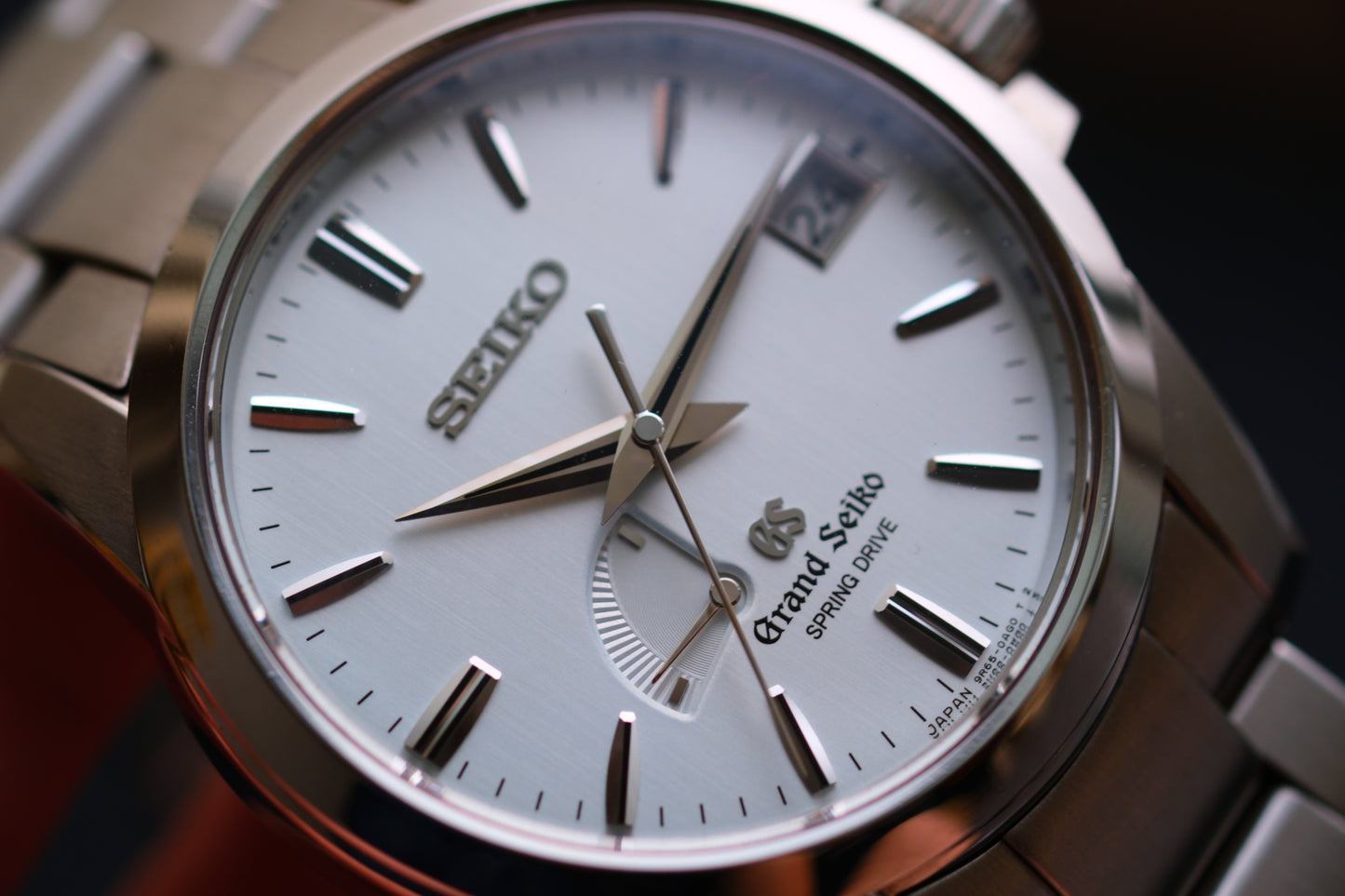 Grand Seiko SBGA015 9R65-0AG0 Spring Drive Ice Blue Dial Excellent Condition