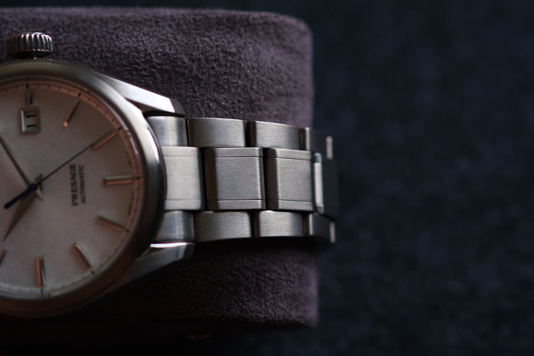 Seiko Pressage SARX055 6R15-04A0 Full Titan | Snow Flake Dial| Full Box Paper| Excellent Condition| Serviced