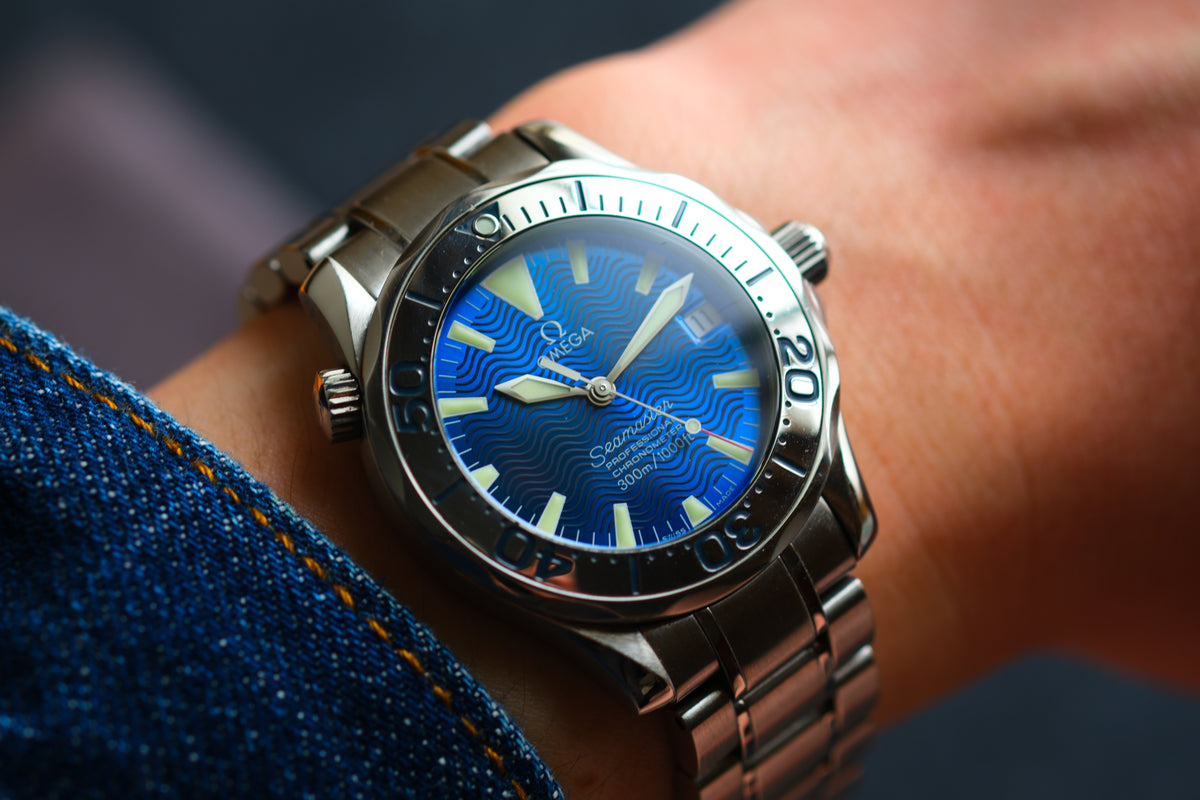 OMEGA Seamaster Professional Mid-Size 36mm  Ref. 2253.80 Electric Blue Dial Excellent Condition Serviced