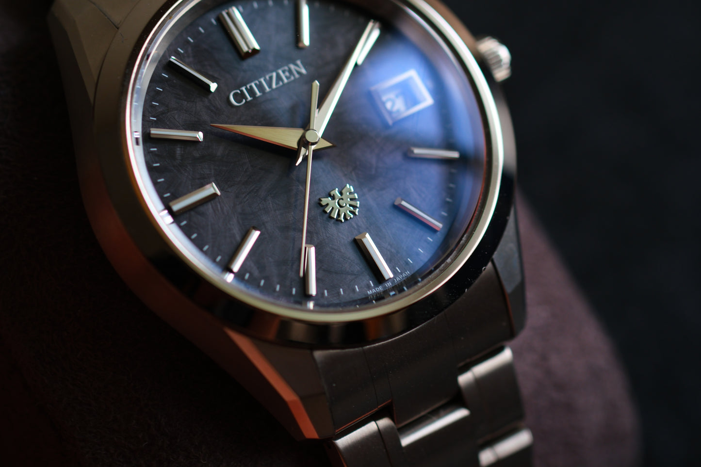 The Citizen AQ4100-57E Eco-Drive HAQ Beautiful Texture Dial Full Box Paper Date 26/5/2026