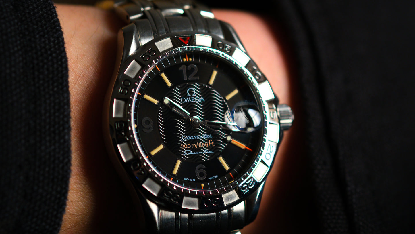 Omega Autoquart Seamaster 200m/666ft 2514.50 Omegamatic Limited Edition #1434/ 1997