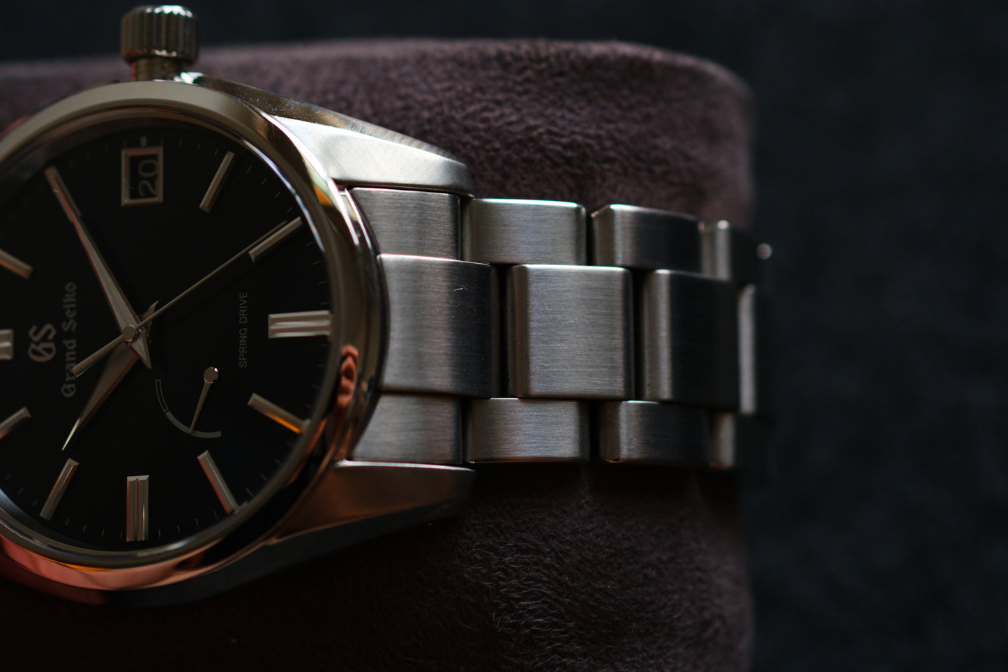 Grand Seiko SBGA439 Heritage 9R65 Spring Drive Midnight Blue Excellent Condition