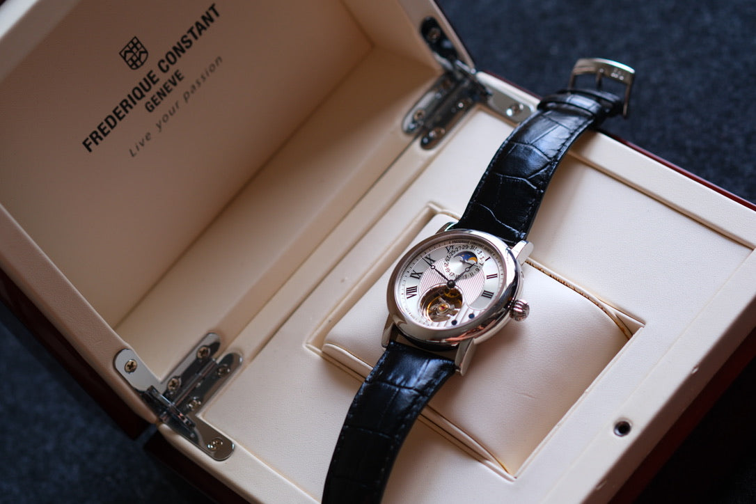 Frederique Constant FC915X4H6 Moonphase Manufactor Limited Edition 888 Pieces Wooden Box| Serviced| Excellent Condition
