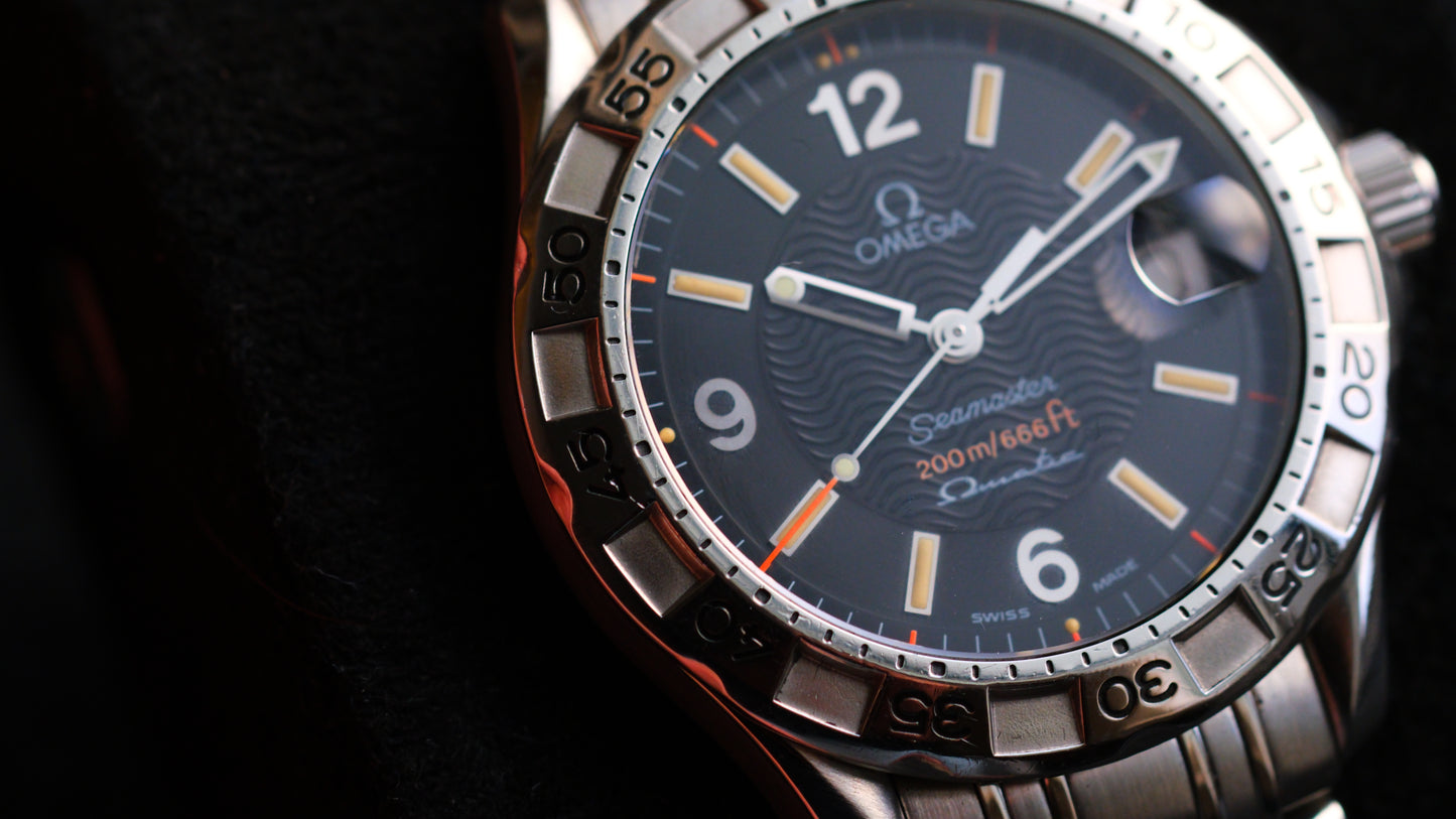 Omega Autoquart Seamaster 200m/666ft 2514.50 Omegamatic Limited Edition #1434/ 1997