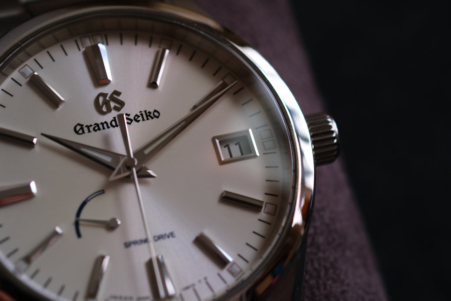 Grand Seiko SBGA299 9R65-0BM0 Spring Drive White Dial Serviced Full box Paper Excellent Condition