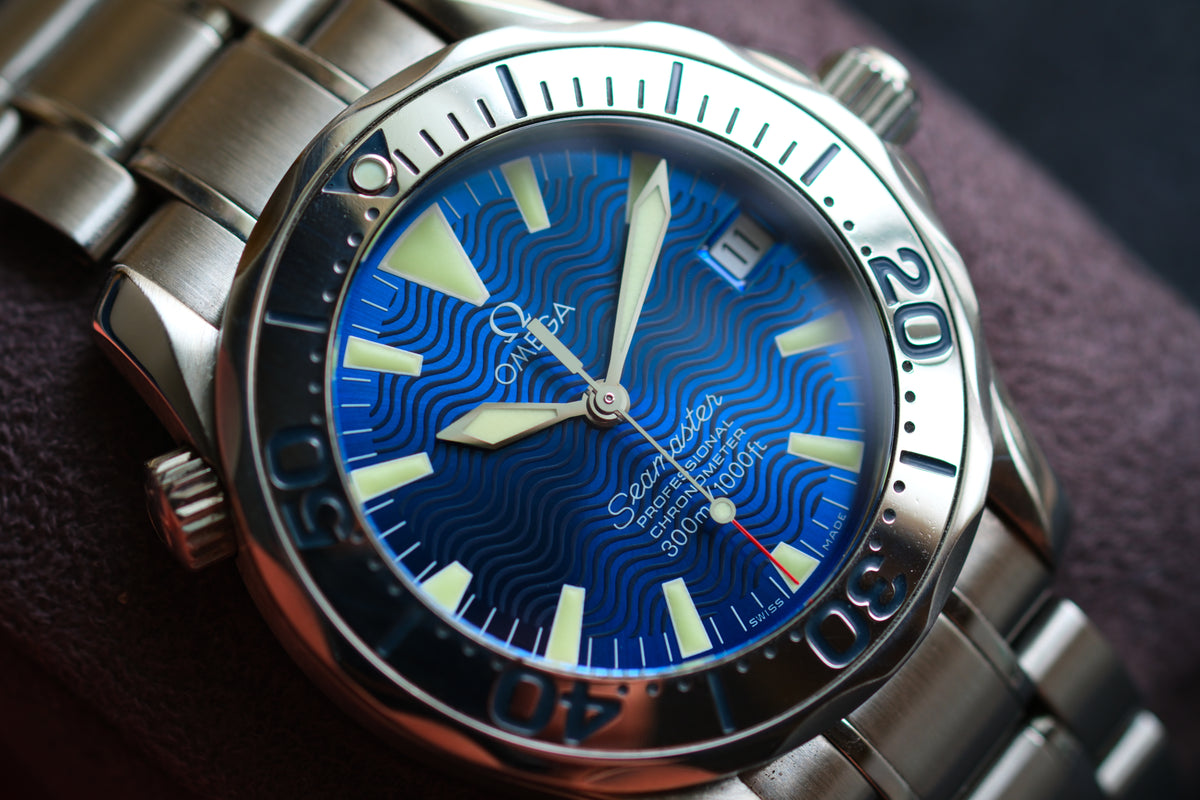 OMEGA Seamaster Professional Mid-Size 36mm  Ref. 2253.80 Electric Blue Dial Excellent Condition Serviced