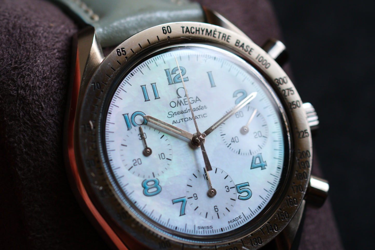 Omega Speedmaster 3802.71.53 Automatic Chrnograph White MOP Dial
