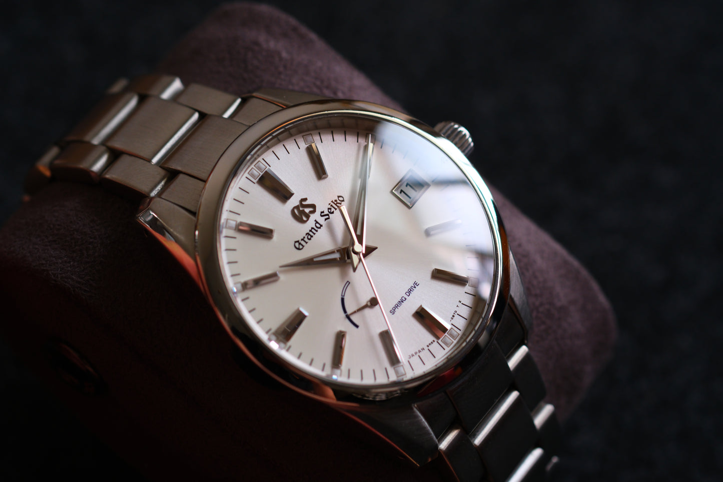 Grand Seiko SBGA299 9R65-0BM0 Spring Drive White Dial Serviced Full box Paper Excellent Condition