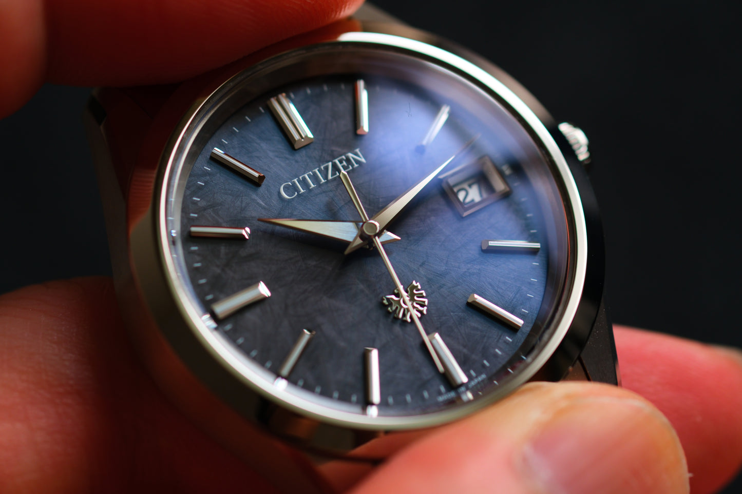 The Citizen AQ4100-57E Eco-Drive HAQ Beautiful Texture Dial Full Box Paper Date 26/5/2026