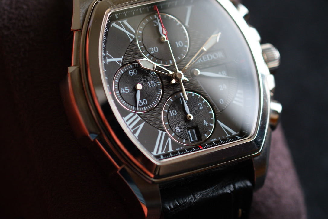 Credor Pacifique Tonneau GCBK991 6s77-00A0 Chrnograph Good Condition