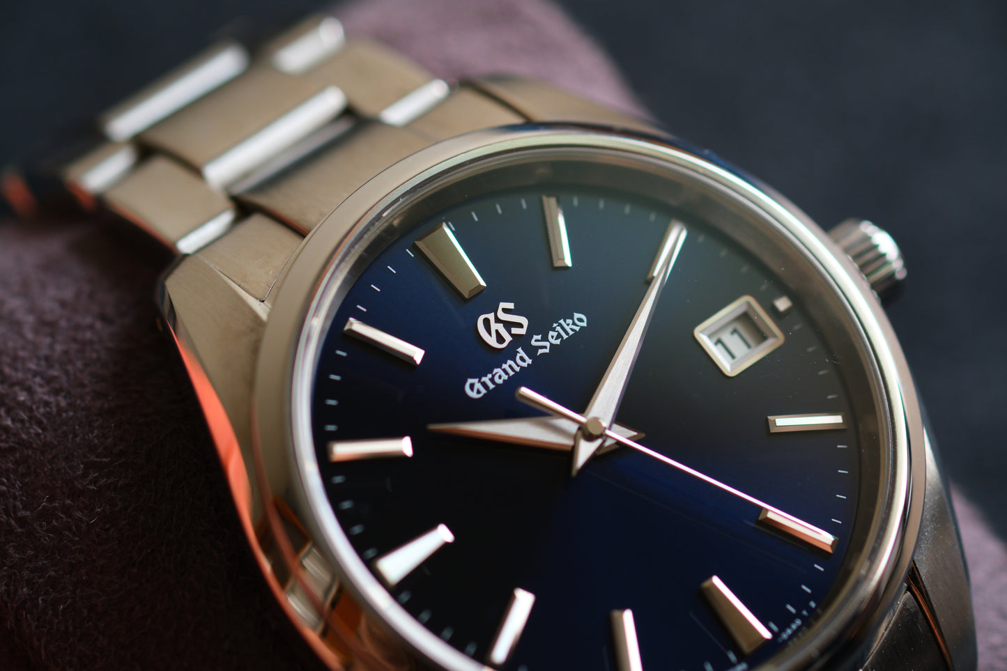 Grand Seiko SBGP013 9F85-0AC0 Heritage Excellent Condition Blue Dial