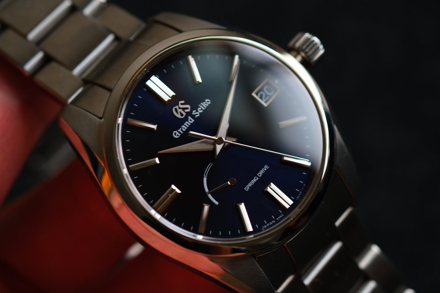 Grand Seiko SBGA439 Heritage 9R65 Spring Drive Midnight Blue Excellent Condition